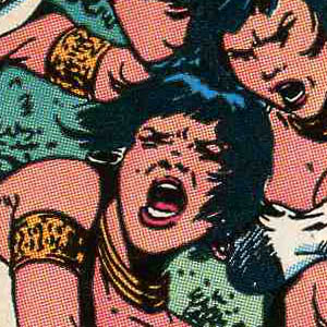 Detail from cover of New Mutants #8