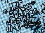 Cover artist signature, New Mutants #38