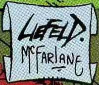 Cover artist signature, New Mutants #85
