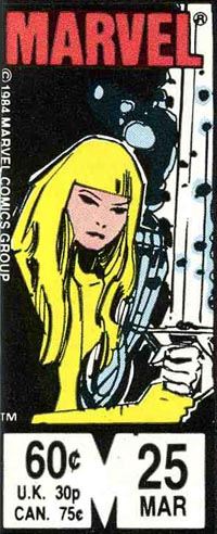Cover box: New Mutants #25