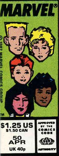 Cover box: New Mutants #50