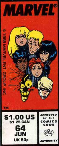 Cover box: New Mutants #64