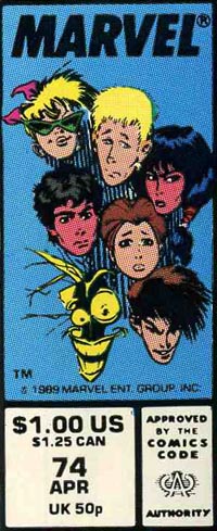 Cover box: New Mutants #74