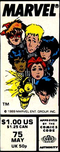 Cover box: New Mutants #75