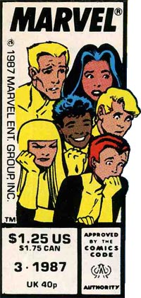 Cover box: New Mutants Annual #3