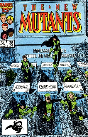 Cover of New Mutants #38