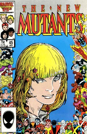 Cover of New Mutants #45