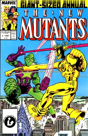 Cover of New Mutants Annual #3