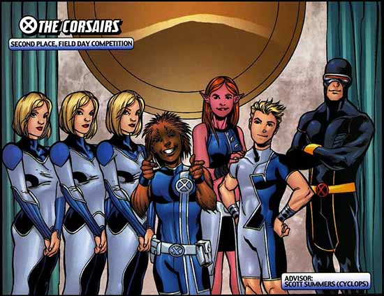Xavier Institute: Corsairs squad