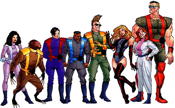 x force characters x force characters