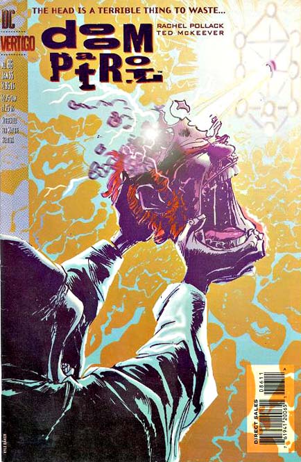 ten spheres of the Kaballah, on the cover of Doom Patrol #86