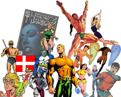 Atlantean Greco-Roman classical religion super-heroes and other comic book characters