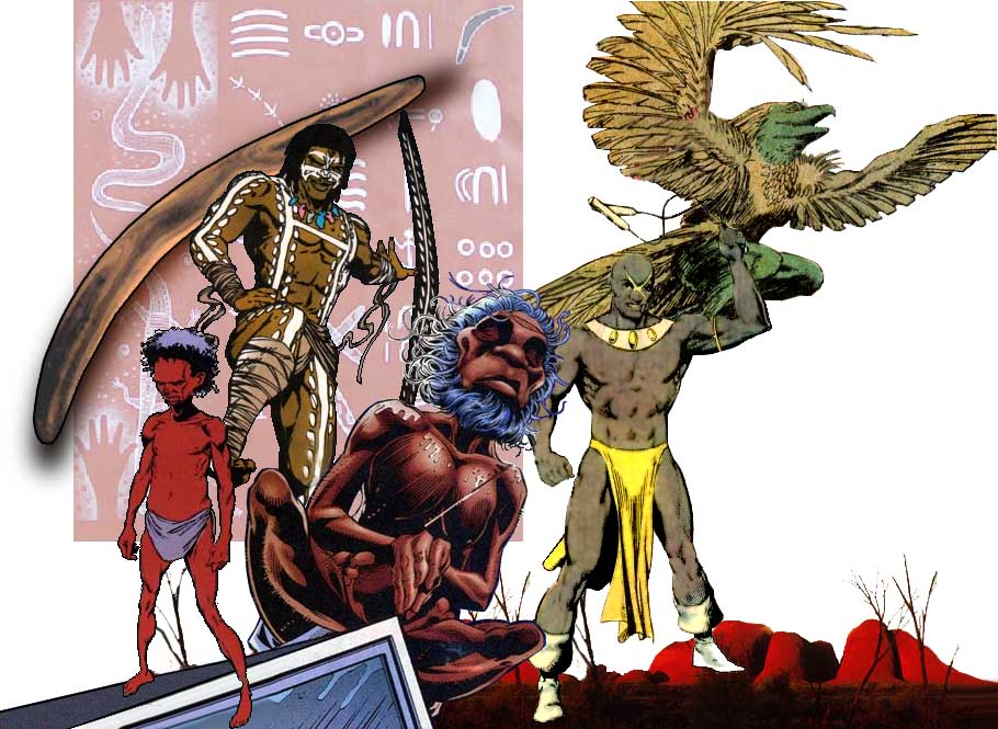 Australian Aboriginal religion Villains, Other Comic Book Characters