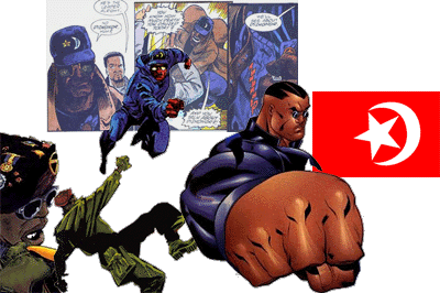 Black Muslim / Nation of Islam super-heroes and other comic book characters