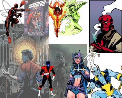 Catholic super-heroes and other comic book characters