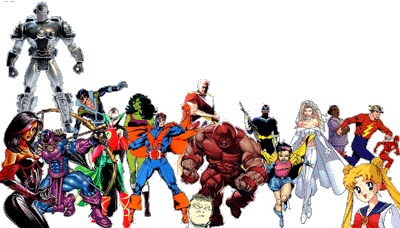 Christian (denomination unknown) super-heroes and other comic book characters
