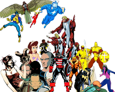 Evangelical super-heroes and other comic book characters