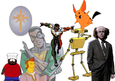 Scientology super-heroes and other comic book characters