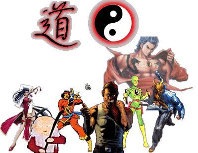 Taoist super-heroes and other comic book characters