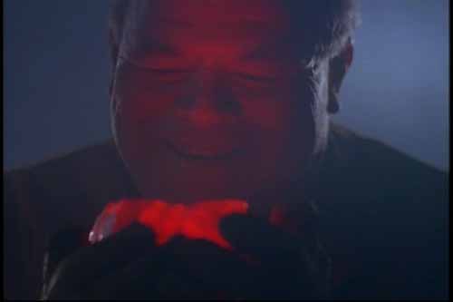 This episode's main villain - soil engineer Gene Newtrich - discovers red kryptonite