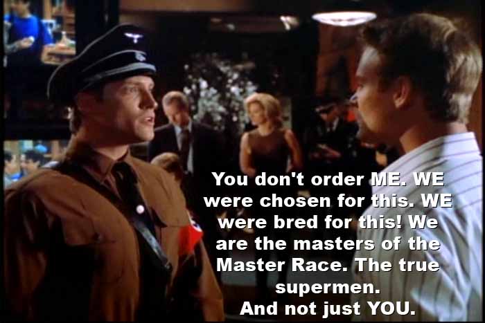 The celebrity Nazis believe they are the masters of a new Master Race - the true 'supermen'