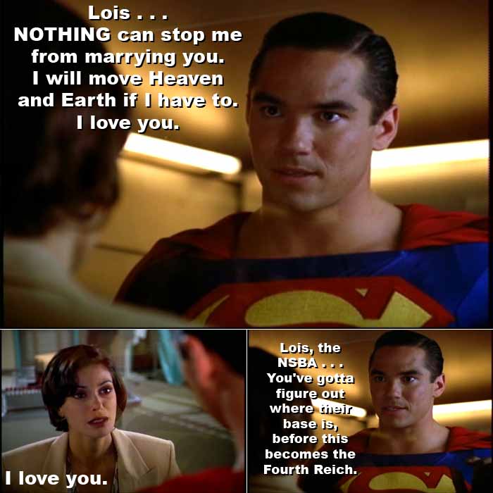 Superman vows to marry Lois Lane no matter what it takes, even if he must move Heaven and Earth