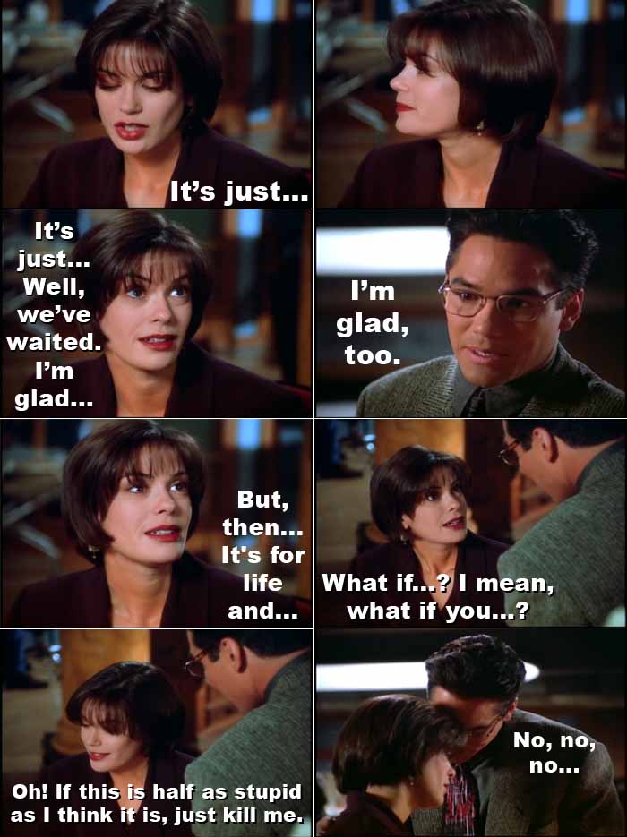 Lois Lane and Clark Kent are both glad that they have committed to waiting until they are married before becoming sexually intimate, but Lois does have a concern...