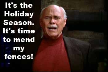 Lois Lane's father visits at Christmas time, despite having been estranged from his family for 17 years