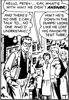 Looks like he lost his favorite test tube