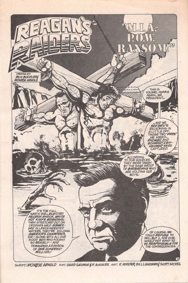 Reagans Raiders issue #3 page 1