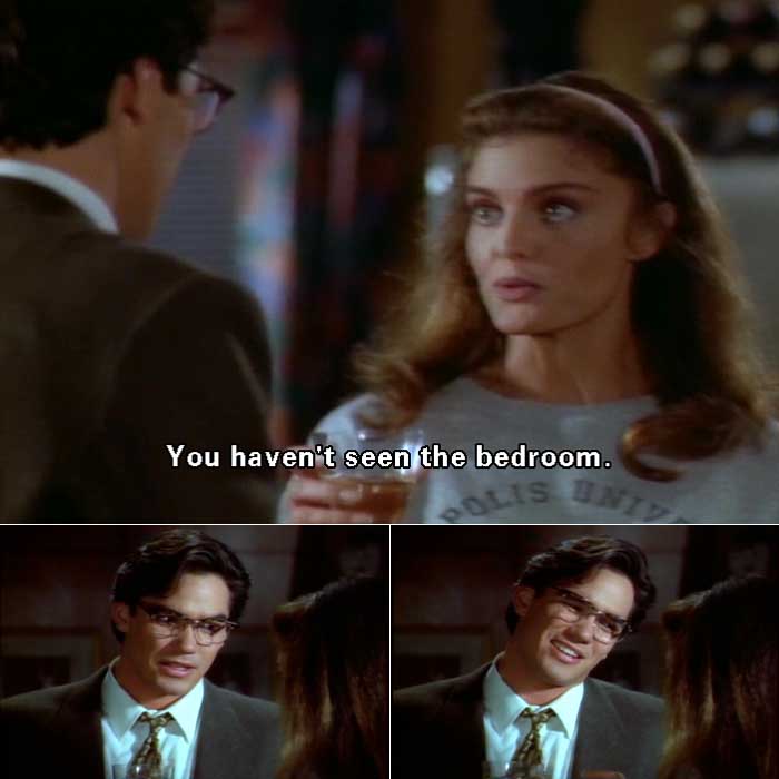 Cat Grant to Clark Kent: You haven't seen the bedroom