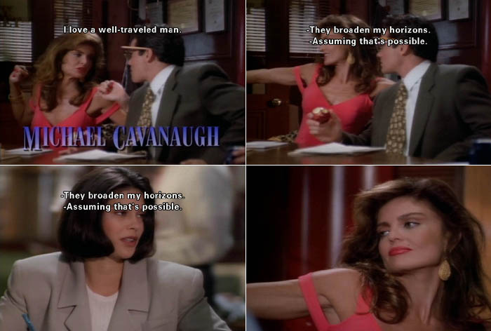 Lois insults promiscuous co-worker Cat Grant