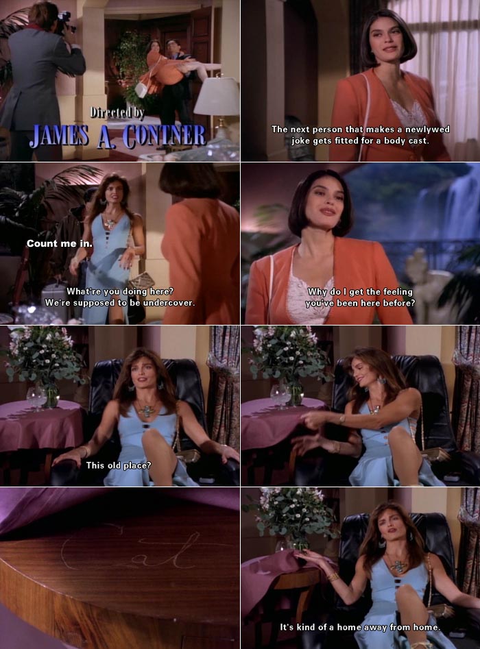 Cat Grant: VERY familiar with the honeymoon suite