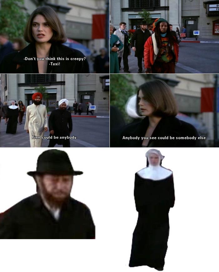 Lois Lane sees Orthodox Jew, Rastafarian, two Sikhs and a nun