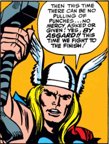 Thor invokes Asgard