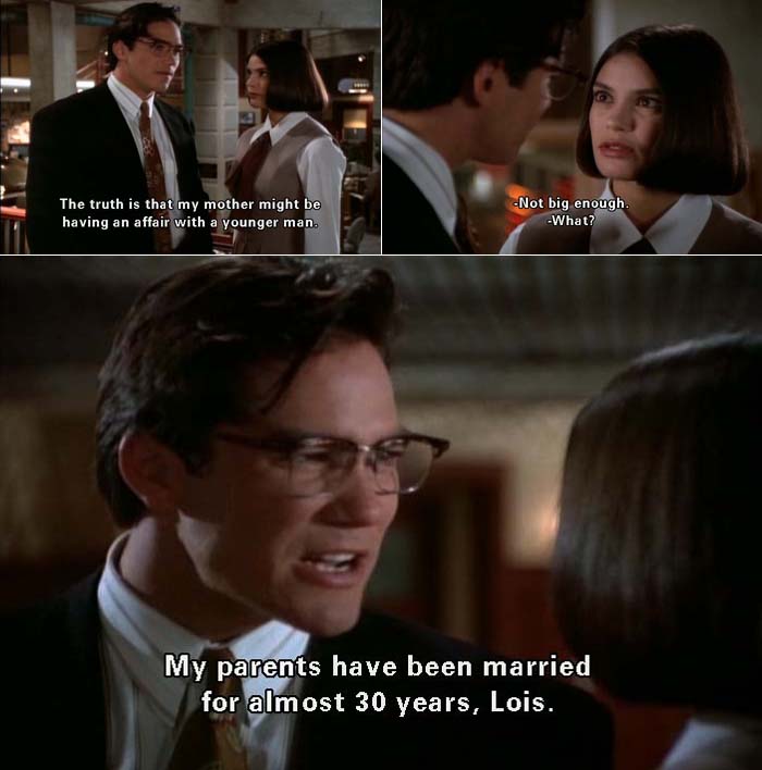 Clark Kent's parents have been married 30 years