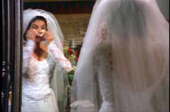 Lois Lane cries as she prepares to marry Lex Luthor