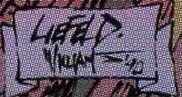 Cover artist signature, New Mutants #90