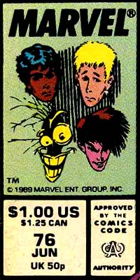 Cover box: New Mutants #76