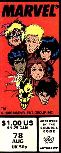 Cover box: New Mutants #78