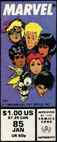 Cover box: New Mutants #85