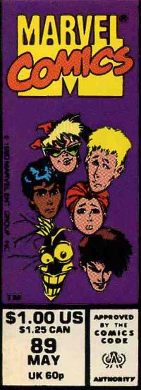 Cover box: New Mutants #89