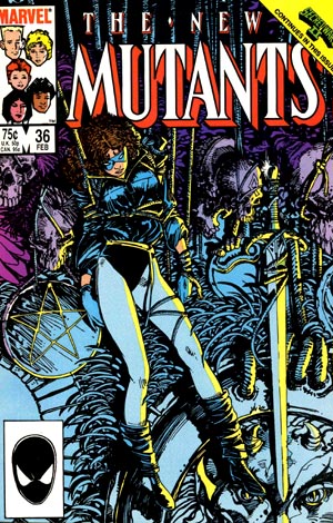Cover of New Mutants #36