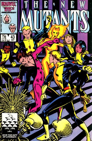 Cover of New Mutants #43