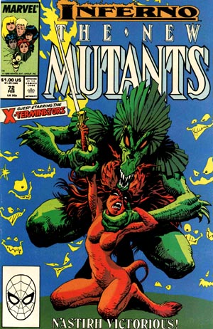 Cover of New Mutants #72