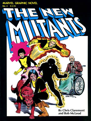 Cover of New Mutants Graphic Novel (Marvel Graphic Novel #4)