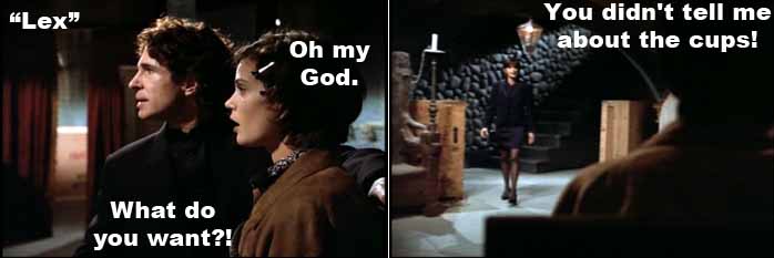 Lois Lane is shocked when she sees her clone for the first time