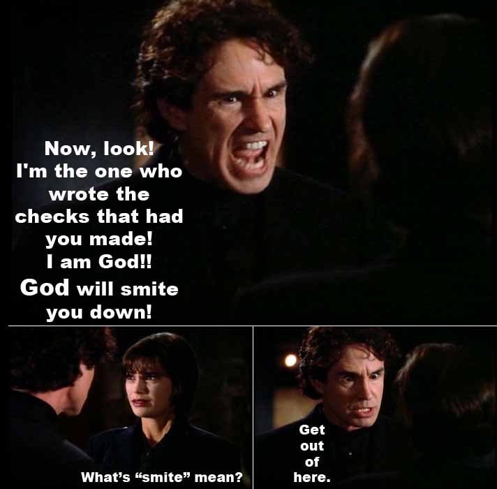 Lex Luthor tells the clone he is God