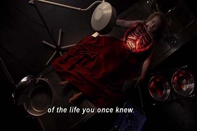Claire on autopsy table