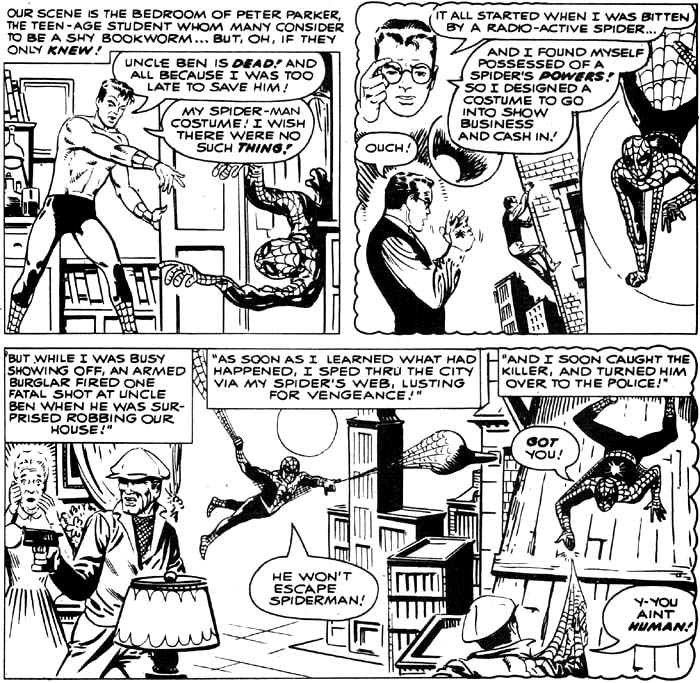 Greed, vengeance and regret: An amazingly condensed re-telling of Spider-Man's origin